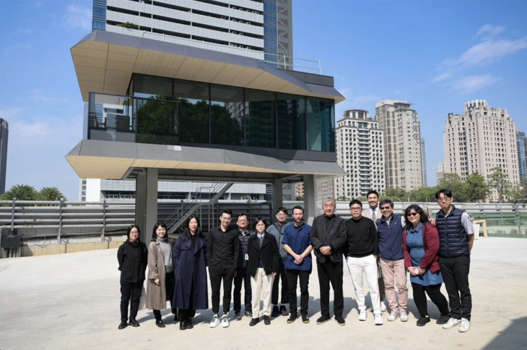 好還要更好！建築大師隈研吾 現勘聯聚中維「高二層樓」外觀模型